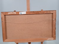 Schilderij/paneel, hans van der lek , vrouw met stilleven - afbeelding 6 van  7