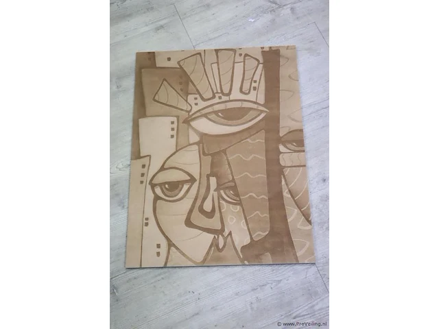 Schilderij/tekening - 45x60cm - afbeelding 1 van  2