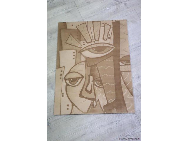 Schilderij/tekening - 45x60cm - afbeelding 1 van  2