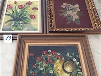 Schilderijtjes 3stuks - afbeelding 1 van  3