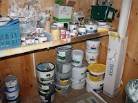 Schildersprodukten w.o. lakken, tex, tape, schuurpapier, rollers en kwasten. - afbeelding 6 van  7