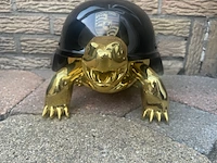 Schildpad beeld porsche, zwart - afbeelding 2 van  11