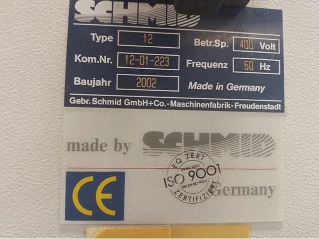 Schmid - 2002 - brushline type 12 - with innerlayer support - afbeelding 5 van  5