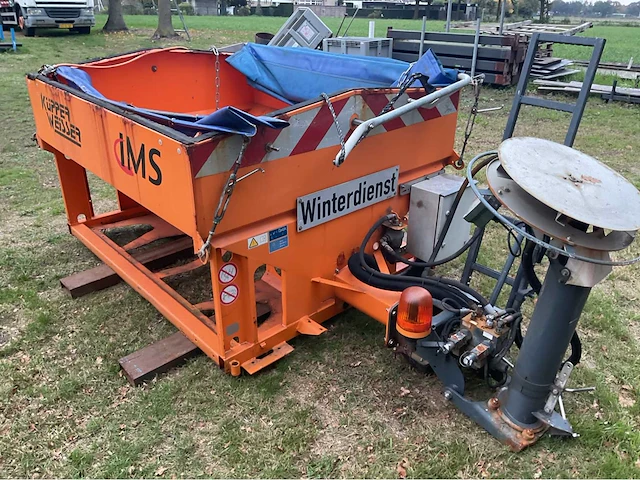 Schmidt mf 2.4 sneeuwploeg + kipper weisser strooimachine - afbeelding 3 van  20