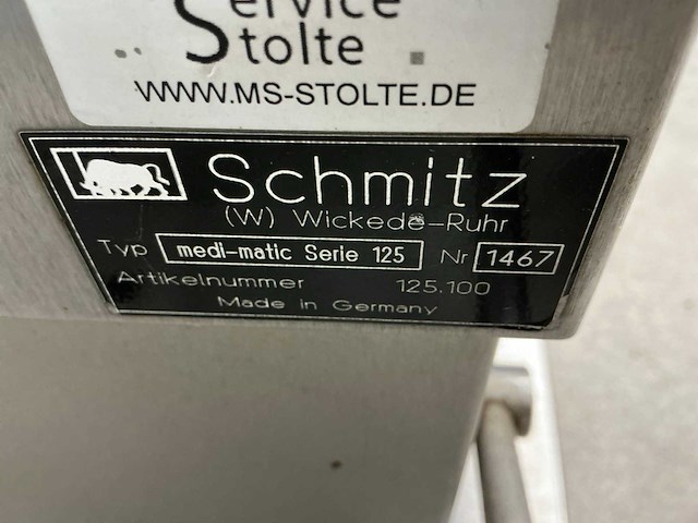 Schmitz - medi-matic 125 - mechanische operatietafel - afbeelding 6 van  6