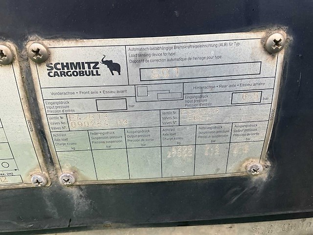 Schmitz - scs schuifzeiltrailer - oplegger - afbeelding 28 van  29