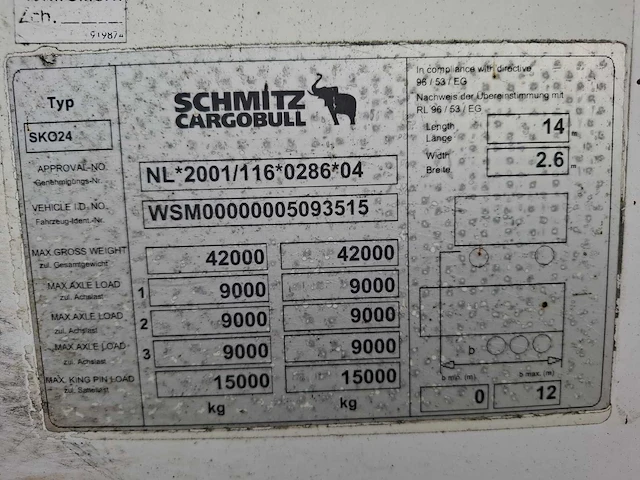 Schmitz cargobull - sko 24 - koeloplegger - afbeelding 49 van  49
