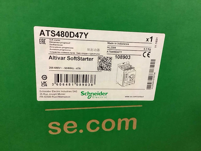 Schneider ats480d47y kit altivar soft starter - afbeelding 4 van  4