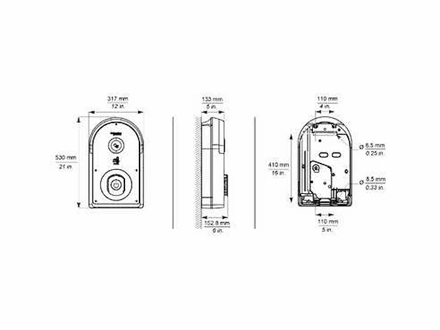 Schneider electric ev link pro ac 22kw 32a laadstation - afbeelding 2 van  4