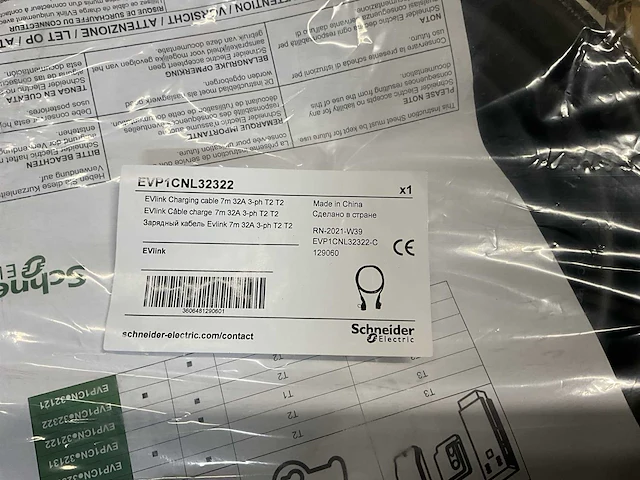 Schneider electric evlink oplaadkabel 7m - afbeelding 3 van  3