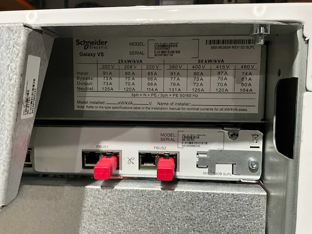 Schneider electric galaxy vs gvsups50kd ups-systeem - afbeelding 16 van  16