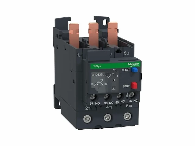 Schneider elektrische lrd332l overbelasting relais 23-32a, tesys lrd thermische klasse 20 - afbeelding 1 van  1