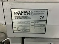 Schneider ozga ssb 2200.1 q omsnoeringsmachine - afbeelding 3 van  11