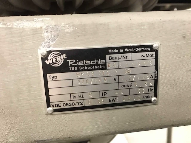 Schneider senator type 115 snij machine - afbeelding 3 van  17