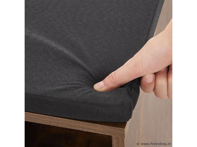 Schoenenkast / schoenenrek 10 vakken - 104 x 30 x 48 cm - donkerbruin - incl. zitkussen - afbeelding 7 van  10