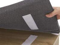 Schoenenkast / schoenenrek 10 vakken - 104 x 30 x 48 cm - houtkleur - incl. zitkussen - afbeelding 8 van  10