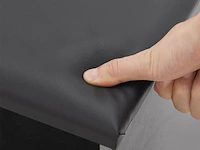 Schoenenkast / schoenenrek 2 vakken - 60 x 30 x 44 cm - betonkleur - incl. zitkussen - afbeelding 9 van  10