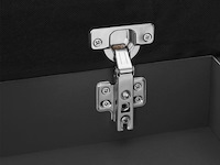 Schoenenkast / schoenenrek 2 vakken - 60 x 30 x 44 cm - donkergrijs - incl. zitkussen - afbeelding 8 van  10