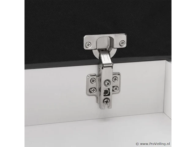 Schoenenkast / schoenenrek 2 vakken - 60 x 30 x 44 cm - wit - incl. zitkussen - afbeelding 8 van  10