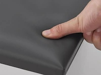 Schoenenkast / schoenenrek 2 vakken - 60 x 30 x 44 cm - wit - incl. zitkussen - afbeelding 9 van  10