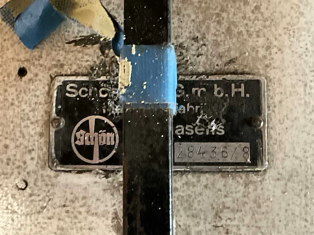 Schön zwenkarm stansmachine - afbeelding 7 van  8