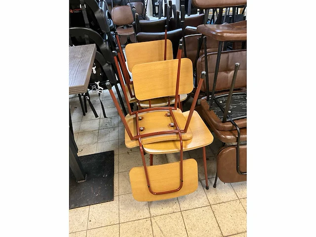 Schoolstoelen (4x) - afbeelding 6 van  6