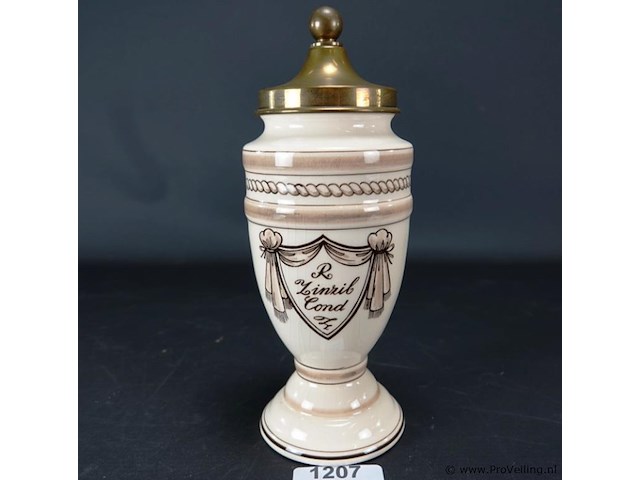 Schoonhoven holland delfts br. apothekers pot - afbeelding 1 van  5