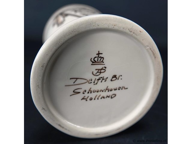 Schoonhoven holland delfts br. apothekers pot - afbeelding 5 van  5