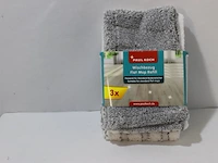Schoonmaak mop doek set van 3 stuks 1 set - afbeelding 1 van  5