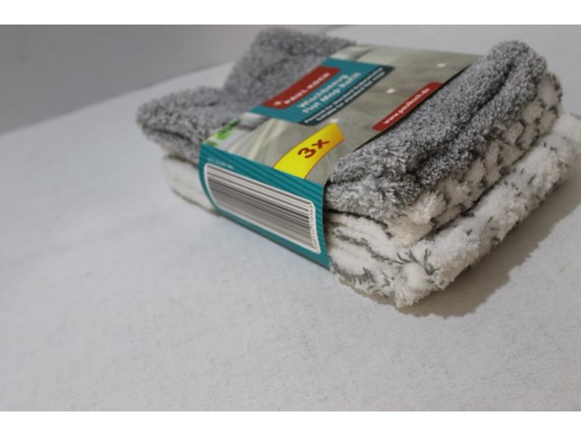Schoonmaak mop doek set van 3 stuks 1 set - afbeelding 3 van  5