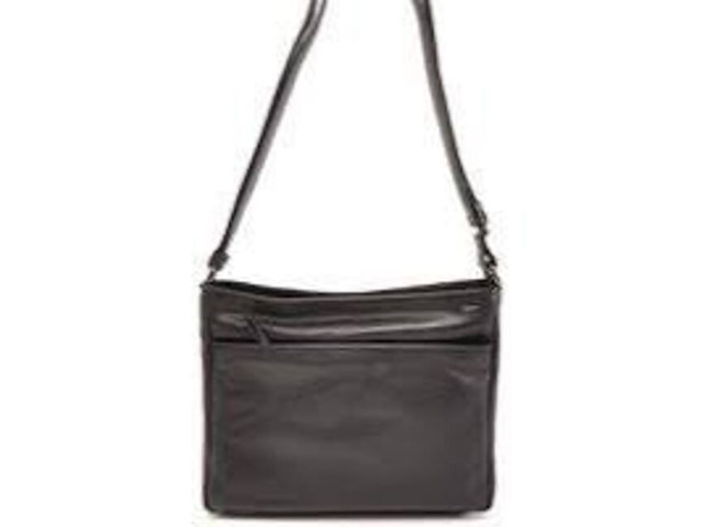 Schoudertas, berba, 005-840, black - afbeelding 1 van  3