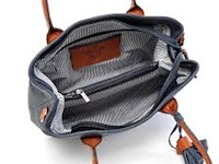 Schoudertas berba, 125-312, navy - afbeelding 2 van  3