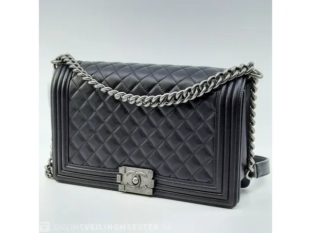 Schoudertas chanel, boy bag - afbeelding 11 van  18