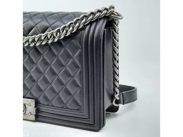 Schoudertas chanel, boy bag - afbeelding 12 van  18
