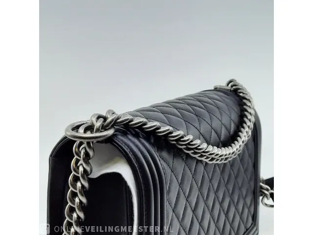 Schoudertas chanel, boy bag - afbeelding 14 van  18