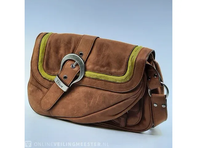 Schoudertas dior, gaucho saddle bag - afbeelding 8 van  15