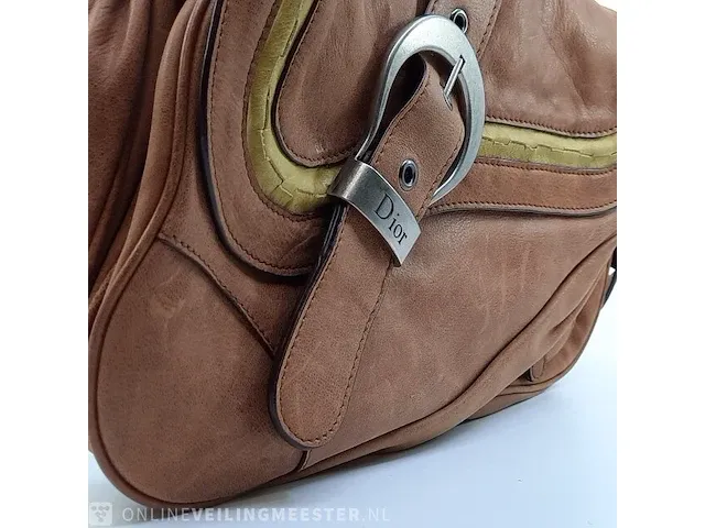 Schoudertas dior, gaucho saddle bag - afbeelding 12 van  15