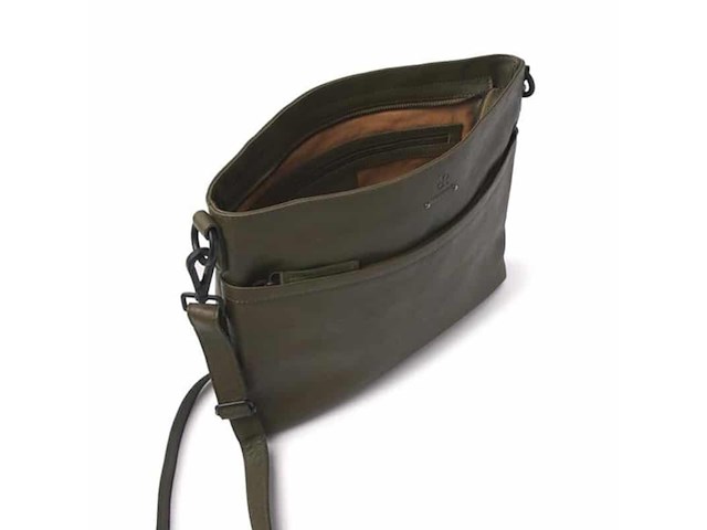 Schoudertas dr amsterdam, tampa, olive - afbeelding 2 van  3