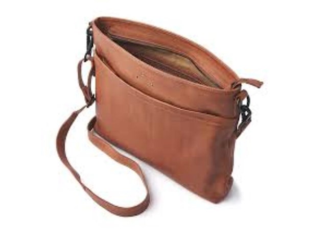 Schoudertas dr amsterdam, tampa/933659, camel - afbeelding 4 van  5