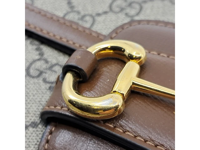 Schoudertas, gucci, 1955 horsebit gg supreme - afbeelding 8 van  19
