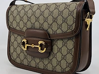 Schoudertas, gucci, 1955 horsebit gg supreme - afbeelding 1 van  19