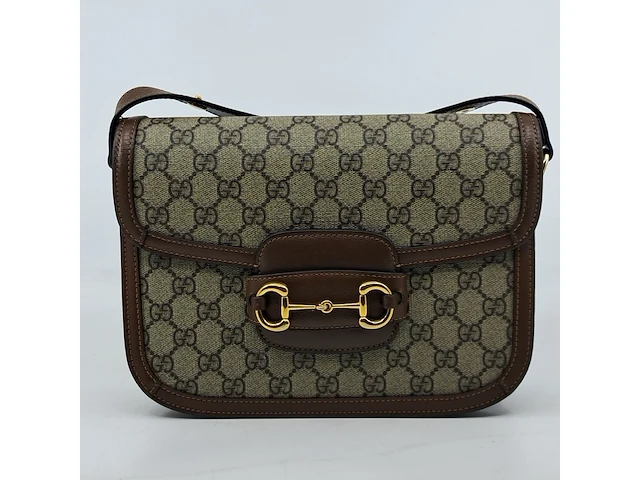 Schoudertas, gucci, 1955 horsebit gg supreme - afbeelding 12 van  19