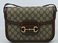 Schoudertas, gucci, 1955 horsebit gg supreme - afbeelding 12 van  19