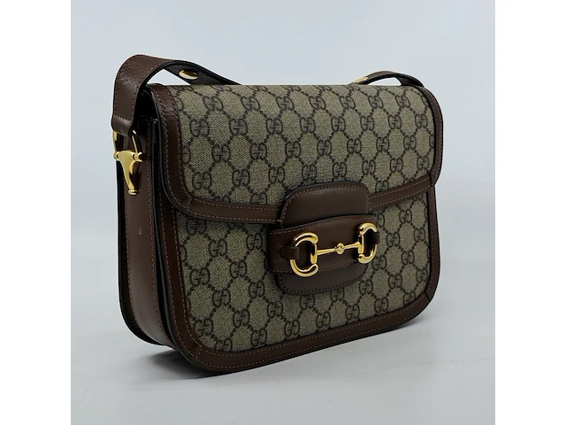 Schoudertas, gucci, 1955 horsebit gg supreme - afbeelding 13 van  19