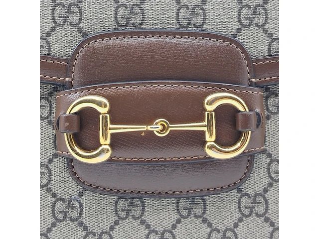 Schoudertas, gucci, 1955 horsebit gg supreme - afbeelding 17 van  19