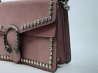 Schoudertas gucci, dionysus pink suede - afbeelding 6 van  13