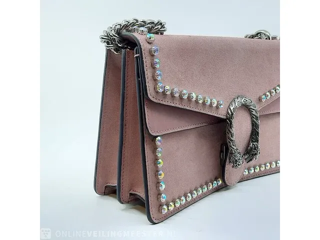Schoudertas gucci, dionysus pink suede - afbeelding 7 van  13