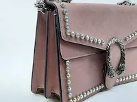 Schoudertas gucci, dionysus pink suede - afbeelding 7 van  13