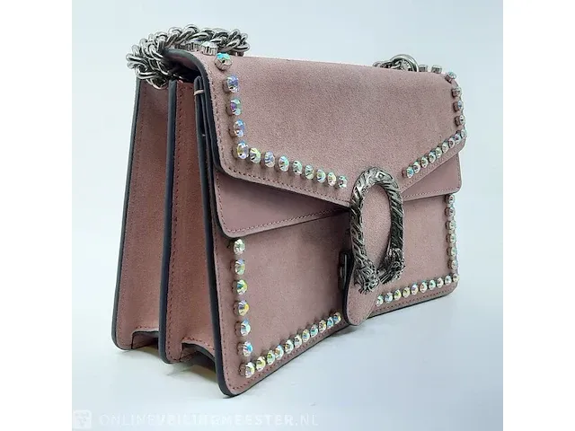 Schoudertas gucci, dionysus pink suede - afbeelding 8 van  13