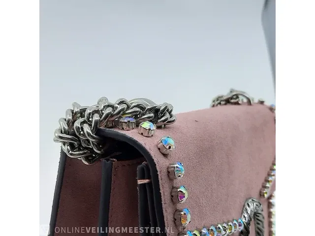 Schoudertas gucci, dionysus pink suede - afbeelding 9 van  13